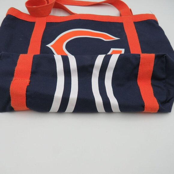 Profanity Chicago Bears Tote Bag Canvas NFL Football Orange Straps Team Logo - Picture 4 of 6